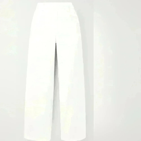 NWT VINCE Cotton, Lyocell and linen-blend straight-leg pants - Picture 2 of 7